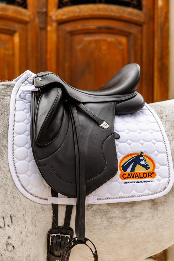 Dressage Saddle Pad - White